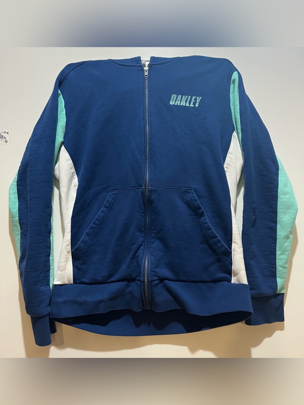Oakley Navy Zip women’s Hoodie Sz XL